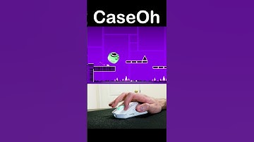 Geometry Dash, But CaseOh eats Stereo Madness! #shorts