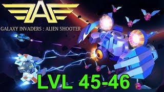 Galaxy Invaders: Alien Shooter Let's Play / LVL 45-46 / Air Arcade Shooting / Episode 17