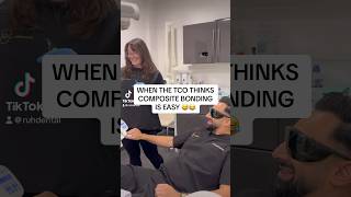 When Megan thinks composite bonding is easy, so Dr. Kunal puts her to the test 🤣 #veneers