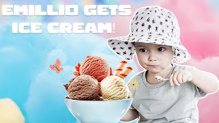 Emilio Gets  Ice cream | Things Emilio does in summer days