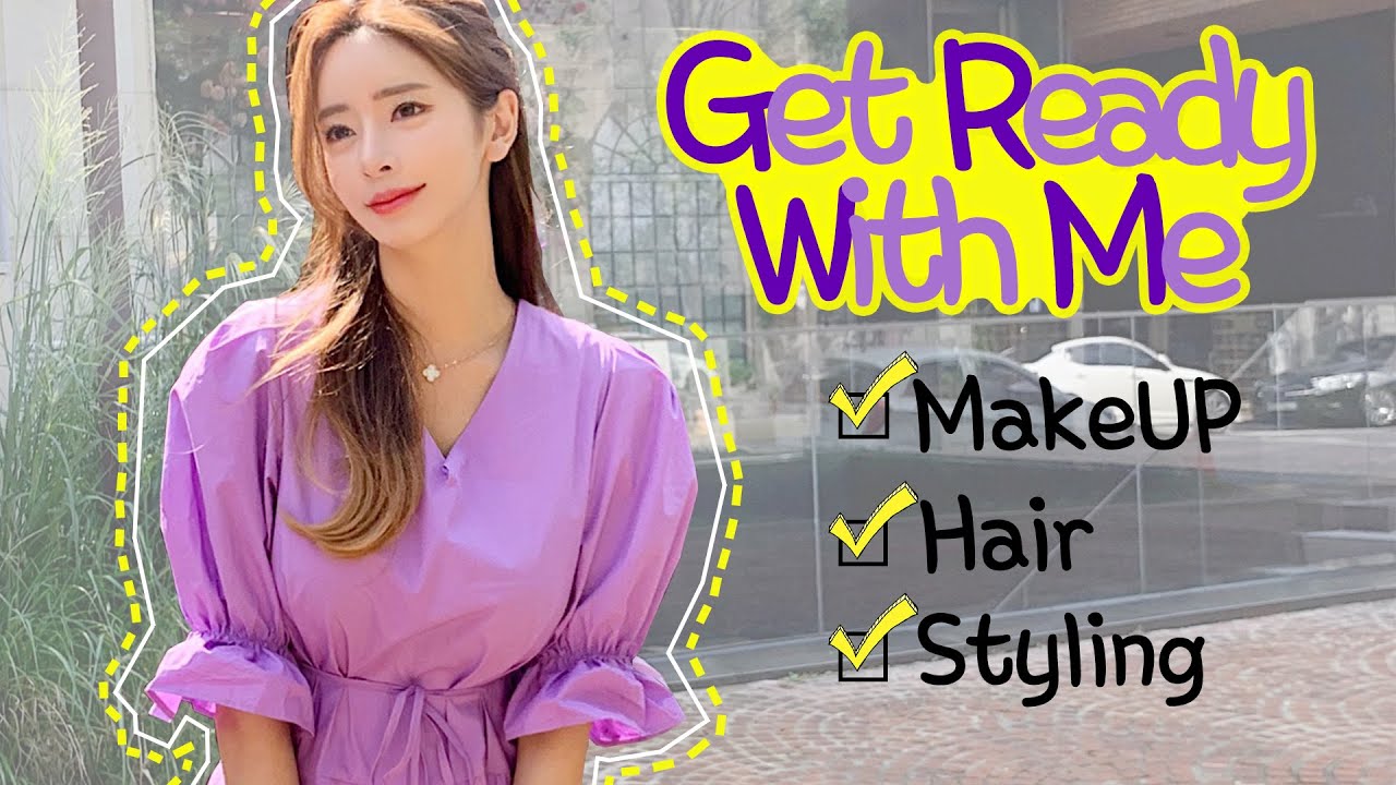 GRWM l 눈 뜨자마자 촬영 준비하러 같이가요🧏🏻‍♀ l 내가 제일 좋아하는 메이크업 제품들과 탈색모 관리방법 l