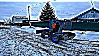 На  самодельном тракторе по Омску! Съемка на GoPro 9.