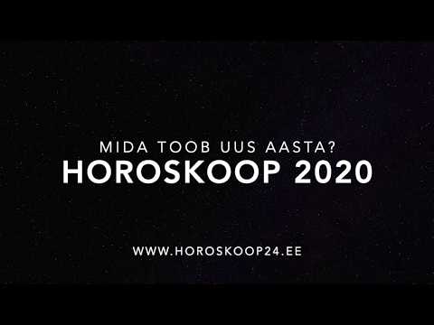 Video: Horoskoop 24. Jaanuariks 2020