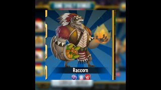 Monster Legends - June Daily Bonus Is Legendary Fire Monster Raccorn