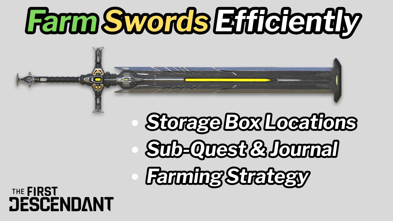 First Descendant - How to Farm Swords & Storage Box Locations in