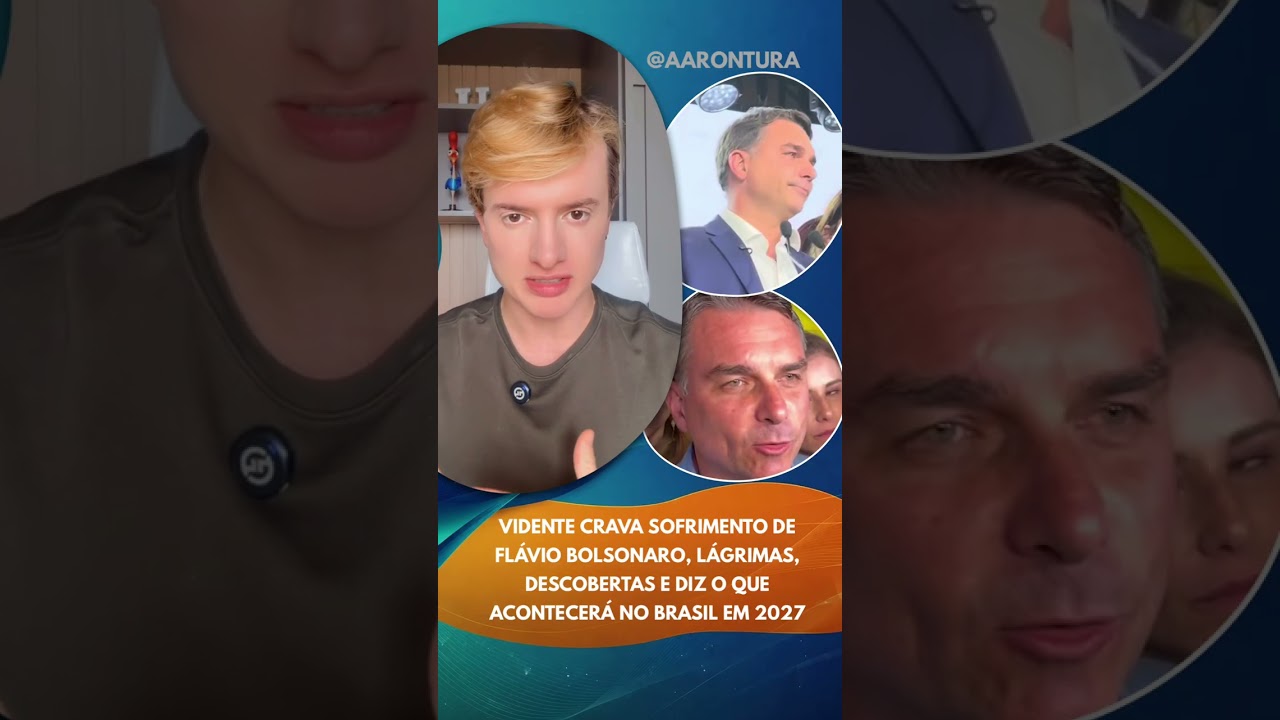Vidente crava sofrimento de Flávio Bolsonaro, lágrimas, descobertas e diz o que acontecerá