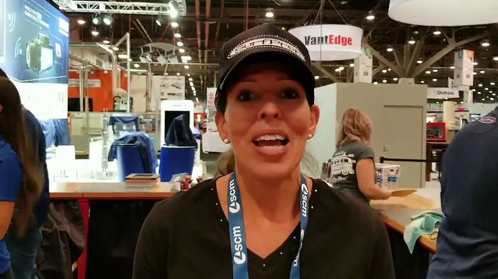 Corrie Leister at SurfPrep's AWFS Booth