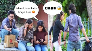 Eating Stranger Girls Food Prank😝 Epic Reactions 🤪 Zia Kamal