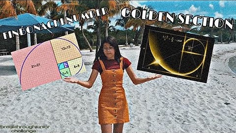 FIBONACCI NUMBER AND GOLDEN SECTION/Breakthrough Junior Challenge 2019