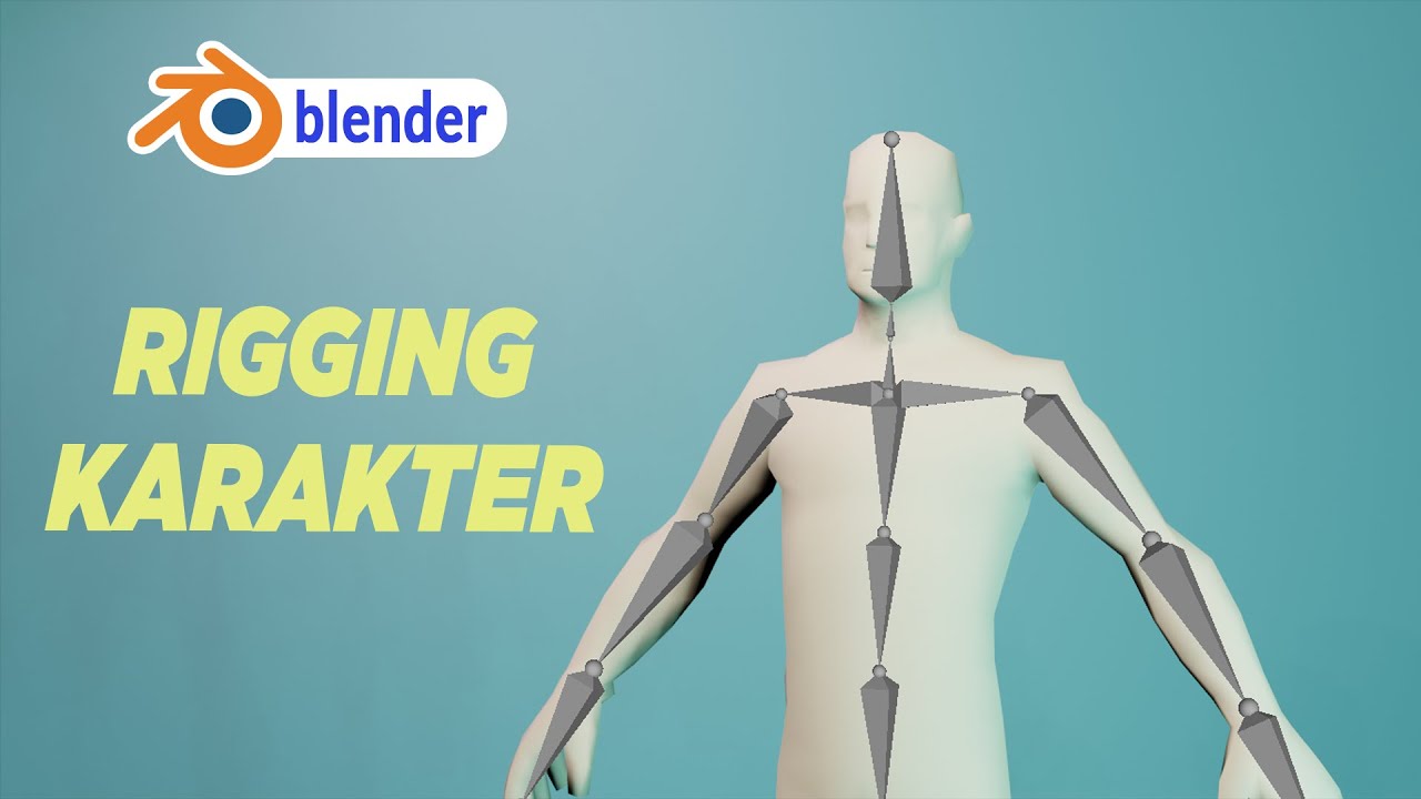 Tutorial Blender 2.90 Dasar Part 5: Membuat Tulang pada Objek (Rigging ...