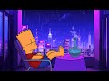 A rainy smoking session  lofi hip hop mix  stress relief  relaxing music  smoke  chill