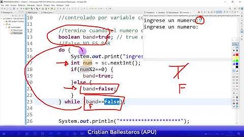Estructura Do-while en JAVA bucle controlado por variable contador y por variable bandera PARTE 3/3