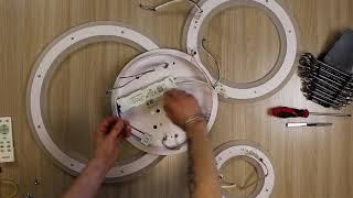 видео: Інструкція зі збирання світлодіодного світильника LUMINARIA TRIPLEX ROUND 108W с пультом ДУ картинка: Інструкція зі збирання світлодіодного світильника LUMINARIA TRIPLEX ROUND 108W с пультом ДУ