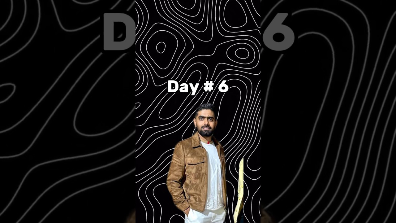 Day #6 meetup with babar azam