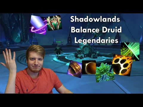 Shadowlands Balance Druid Legendaries First Look Moonkin Monthly Youtube