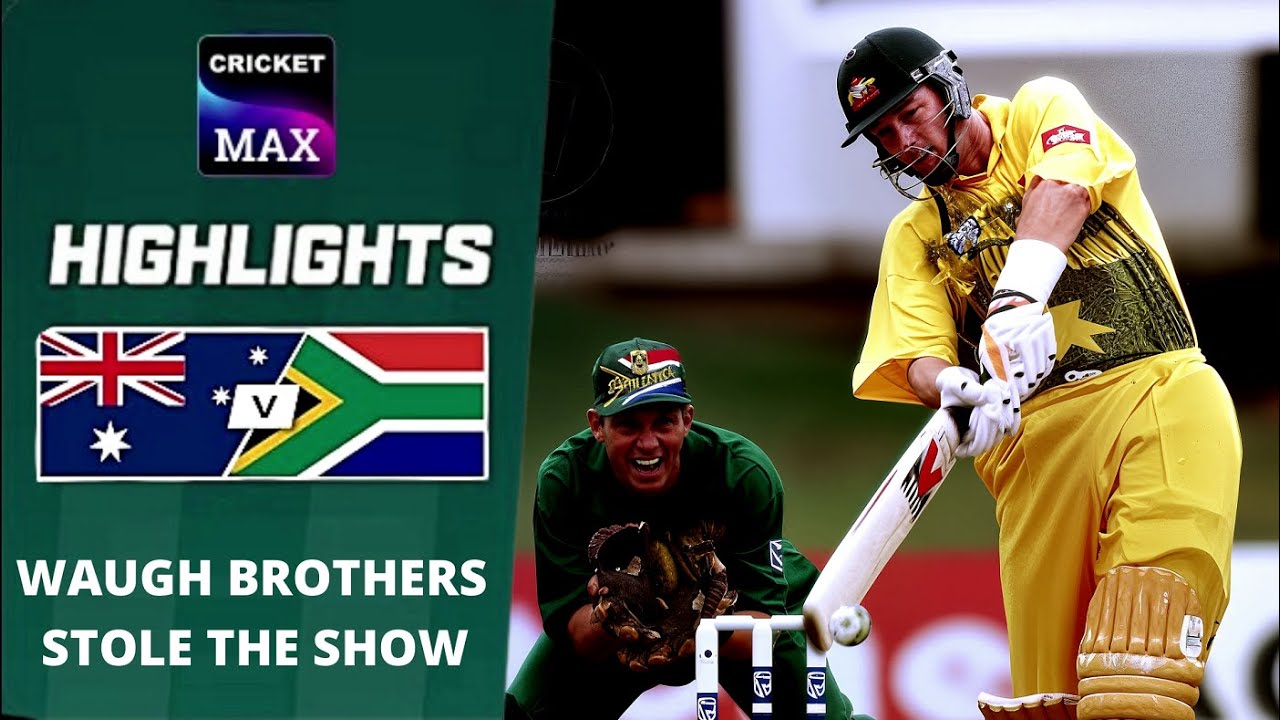 ⁣Mark Waugh & Steve Waugh Stole The Show | Aussie Win Led By A Sparkling Century From Mark Waugh