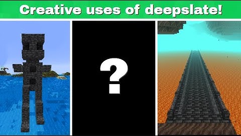 5 creative uses of deepslate in minecraft 1.17