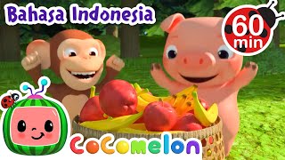 Apel dan Pisang Buah Buahan Sehat🍎🍌 | CoComelon Bahasa Indonesia - Lagu Anak | Nursery Rhymes