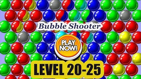 Bubble Shooter Gameplay Level  20-25