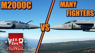 War Thunder Mirage 2000C S5 1V1's against multiple aircraft!