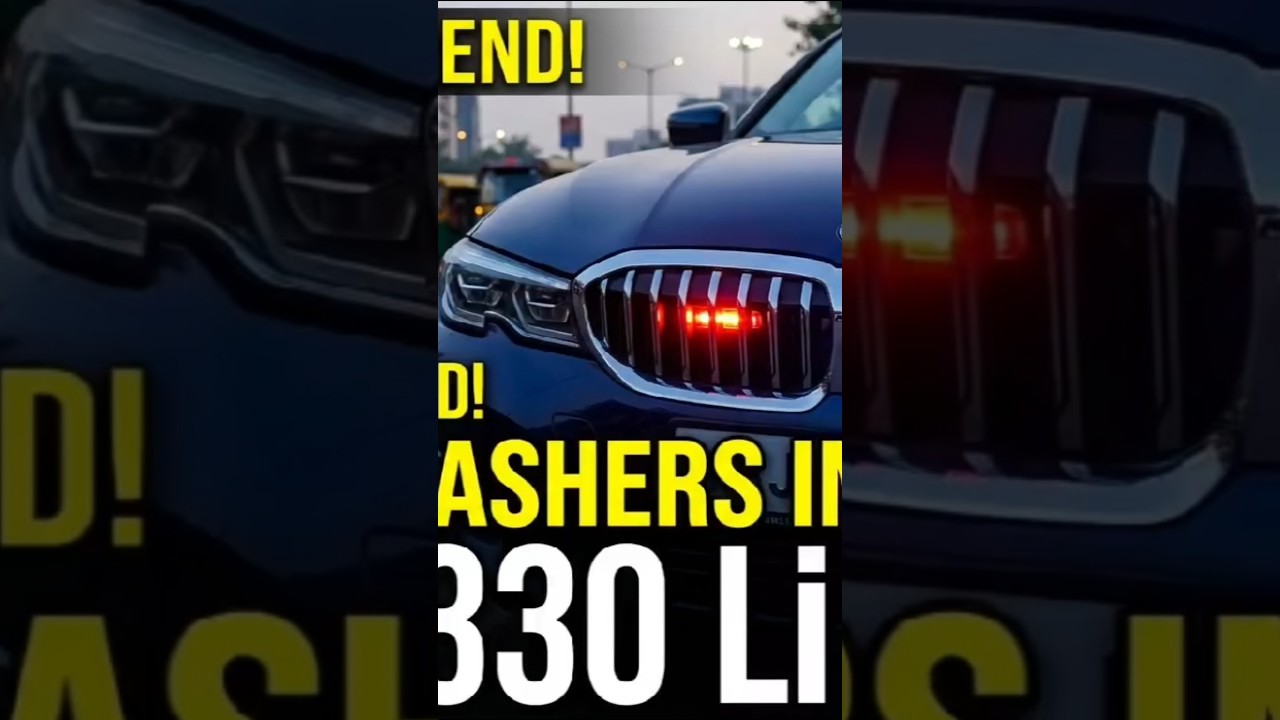 External: Police-style flashers installed behind the grill (a common trend in the Delhi-NCR area)...