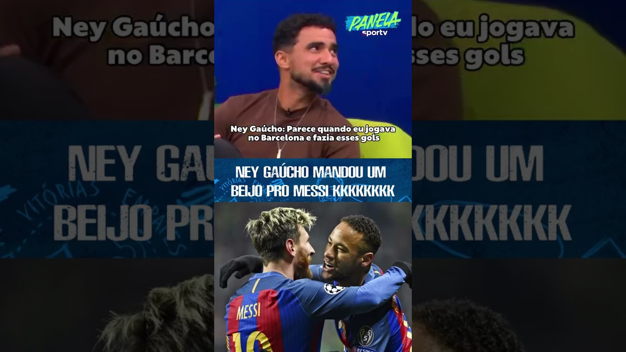 NEYMAR E MESSI, UMA AMIZADE SEM IGUAL! BONS TEMPOS DE BARCELONA...  | Panela sportv #shorts