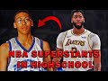 How Basketball All-Stars Looked Like in High School