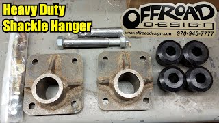 80 Chevy Silverado OffRoad Design Heavy Duty Shackle Hanger Install