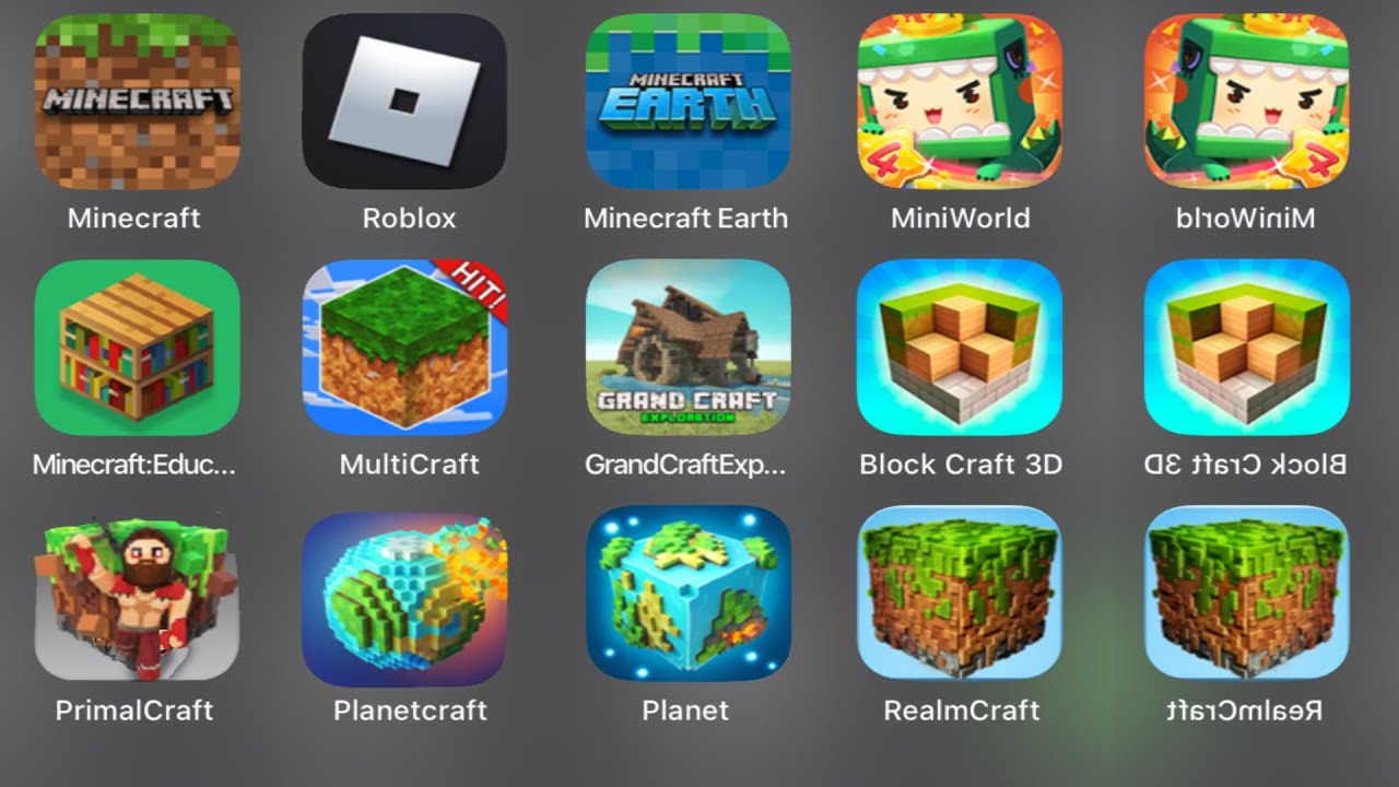 Minecraft Roblox Minecraft Earth Mini World Block Art Primal Craft Planet Block Craft 3d Youtube - block planet roblox