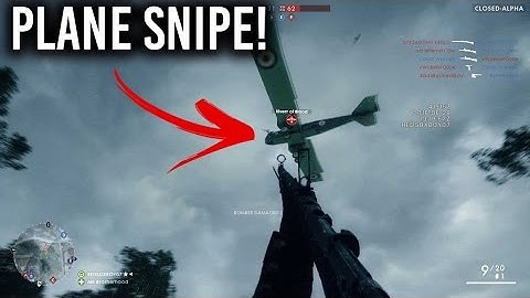 Battlefield 1 Insane Pilot Snipe + No Scope