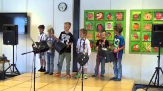 Gårslev skole har talent 2015 Oliver, Frederik, Silas, Theodor, Gustav, Jonas