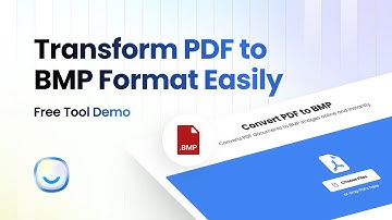 Transform PDF to BMP Format Easily: Free Tool Demo