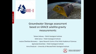 Groundwater storage assessment based on GRACE satellite gravity measurements