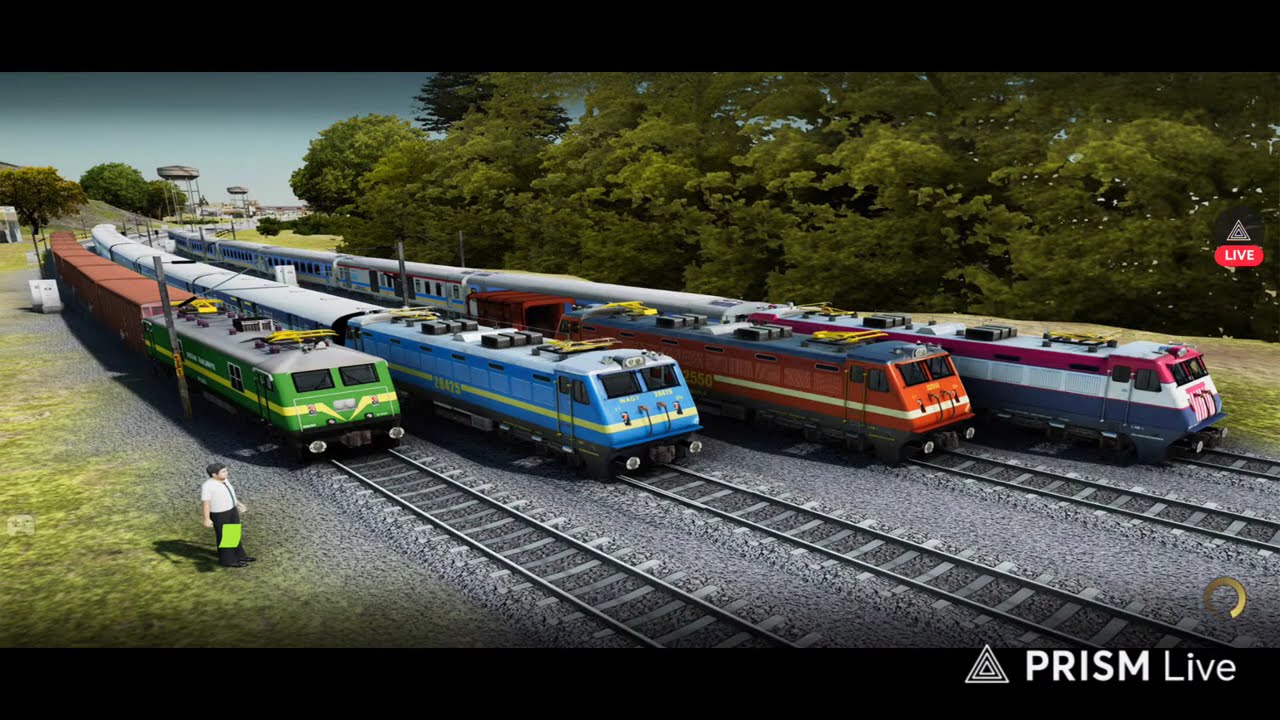 🔴Live Indian Train Simulator