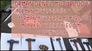 Orman Mühendisliği Orman Muhafaza Memurluğu Mülakat Hazırlık Eğitimi Artvin -2019-Yeni-Balın Kokusu