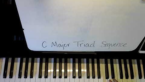 C Major Triad Sequence RCM Level Prep A