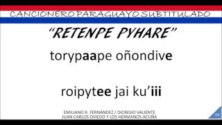 Video thumbnail of "RETENPE PYHARE JUAN CARLOS OVIEDO Y LOS HERMANOS ACUÑA"