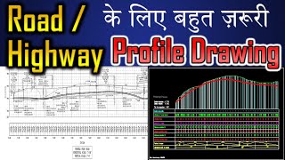 Profile Drawing for Road & Highway Basic to Advance Details in AutoCAD civilguruji