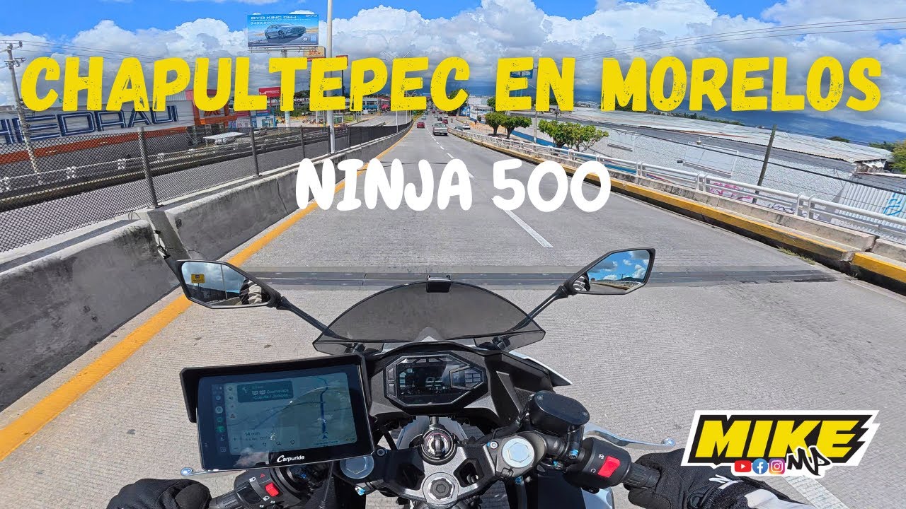 RUTA por MORELOS parte 3: CHAPULTEPEC en CUERNAVACA 🌳(Ninja 500)