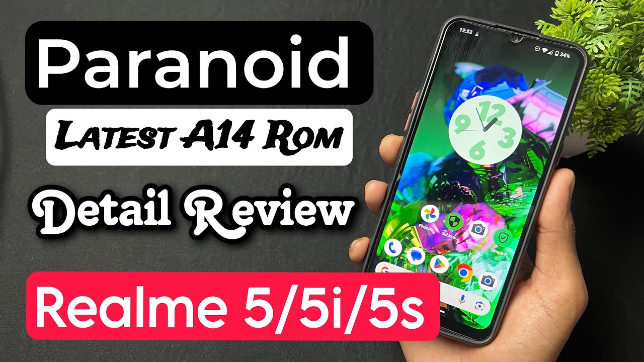Android 14 Custom Rom For Realme 5/5i/5s. Install Android 14 Paranoid ...