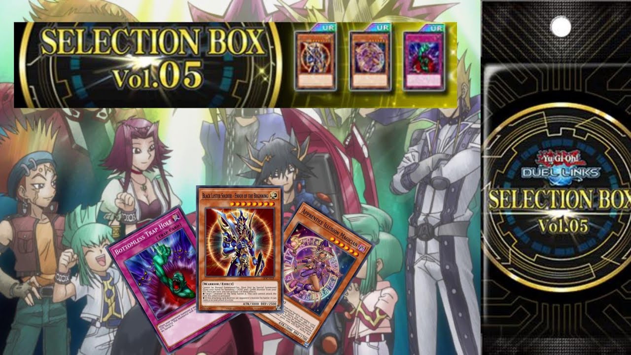 YuGiOh Duel Links การ์ดจากSelection Box Vol.5 YouTube