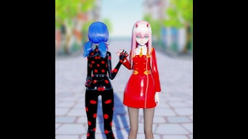 Miraculous X Darling in the FranXX Zero Two Simple Dimple Pop It