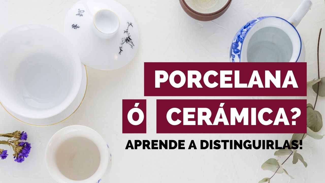 Cómo distinguir la porcelana de la cerámica. (How to distinguish porcelain  from ceramics) 