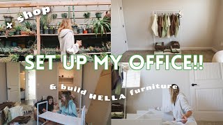 Setting up my NEW office in my Apartment!! cute/fun/girly!! Moving vlog Epi 5!!