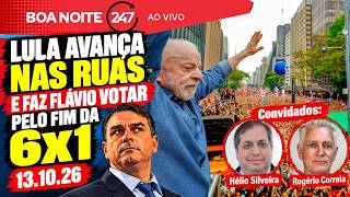 Download lagu Boa Noite 247: Lula avança nas ruas e faz Flávio votar pelo fim da 6x1 (13.10.26)
