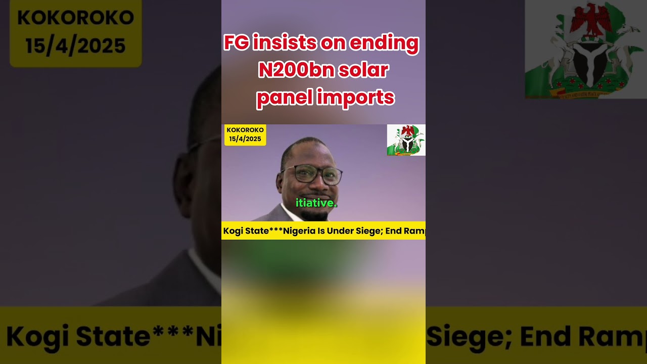 FG insists on ending N200bn solar panel imports