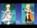 Which Genshin impact characters do we have? || Sister vs Brother