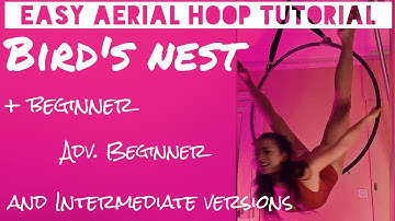 Beginner AERIAL HOOP (Lyra) Tutorial: BIRD