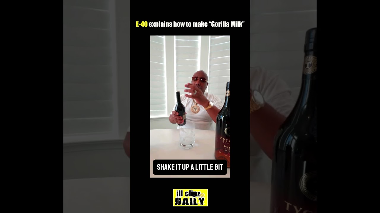 E-40 explains how to make "Gorilla Milk" 