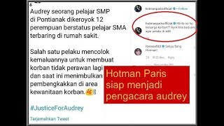 Dukungan Artis Untuk Audrey